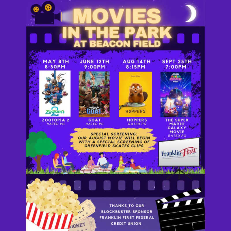 2026 Movies in the Park at Beacon Field